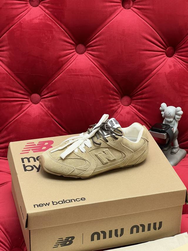 独家实拍 顶级版本 Miumiu X New Balance 联名款nb运动鞋 Miu Miu 缪缪大秀上爆出的这双与new Balance 新百伦联名款运动